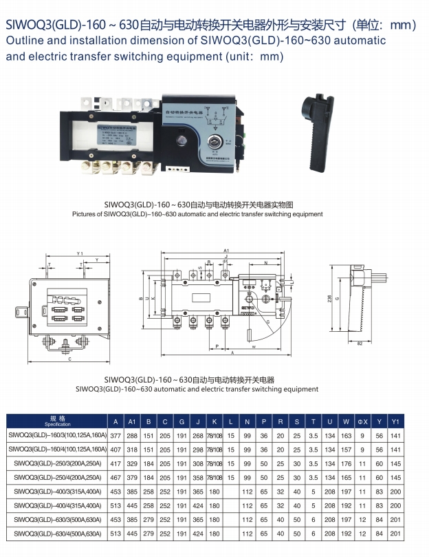 SIWOQ7-500/3NS1250A桔子電器授權(quán)經(jīng)銷設(shè)備常識(shí) 