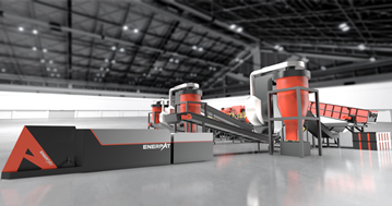 新能源汽車殼體拆解破碎分選方案