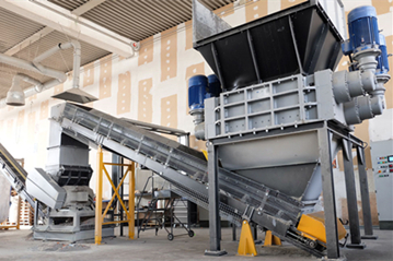 湖北某新材料股份公司破碎鋰電池極片案例