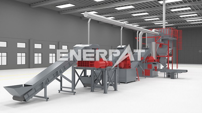 銅鋁水箱破碎分離機(jī)