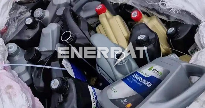 廢機(jī)油壺破碎清洗線