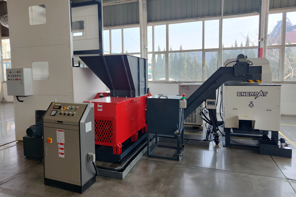 陜西HA鈦材金屬公司定制鈦屑破碎脫油壓餅線案例