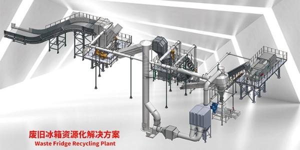 廢舊冰箱怎么處理？廢舊冰箱撕碎機(jī)處理效果介紹