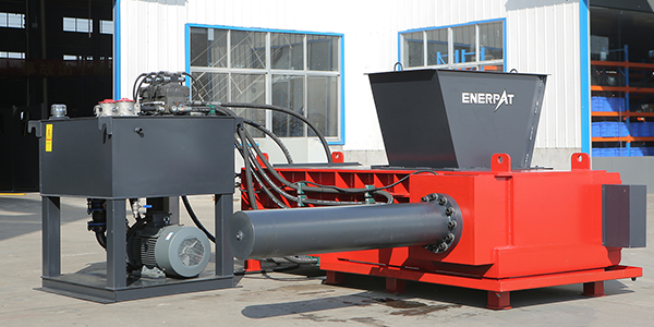 金屬邊角料壓塊機，機加工廢料回收減容神器